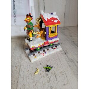 Hamilton Simpsons AS IS a cold Winters draft groundskeeper train Xmas vintage